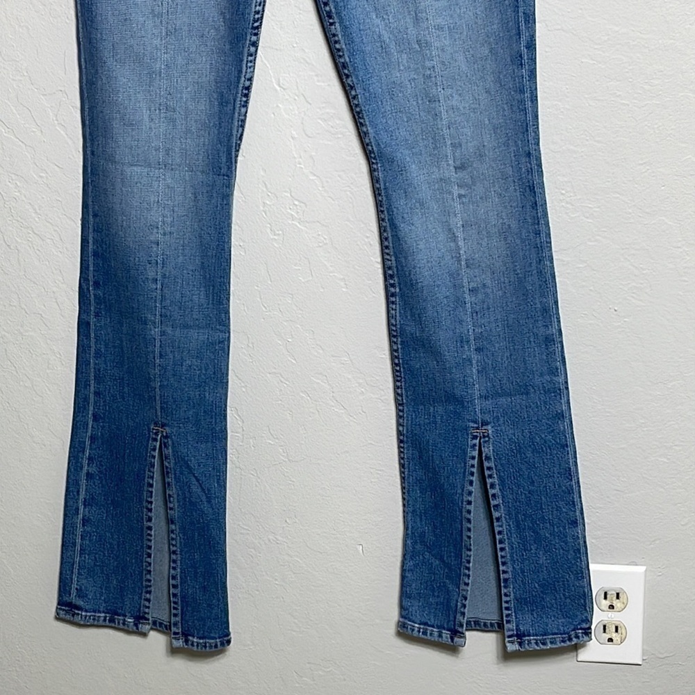 Derek Lam 10 Crosby Lucia Front Slit High Waist Italian Denim Jeans Size 29 New - Picture 5 of 14